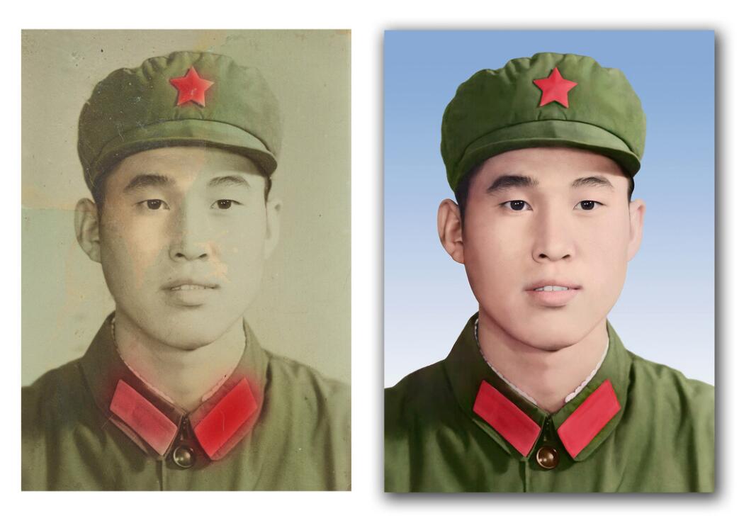 黄山破损照片修复-18